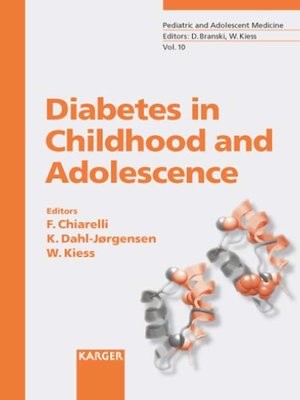 cover image of Diabetes in Childhood and Adolescence